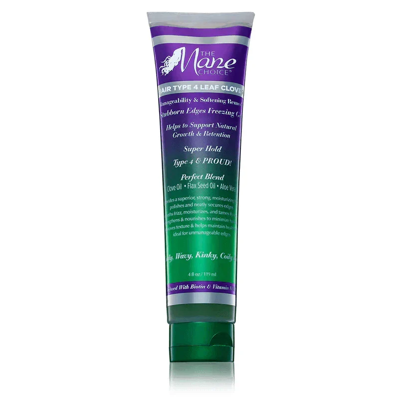 Mane Choice Hair Type 4 Leaf Cover Stubborn Edges Freezing Gel 119ml-Gel-Beauty and hair supply