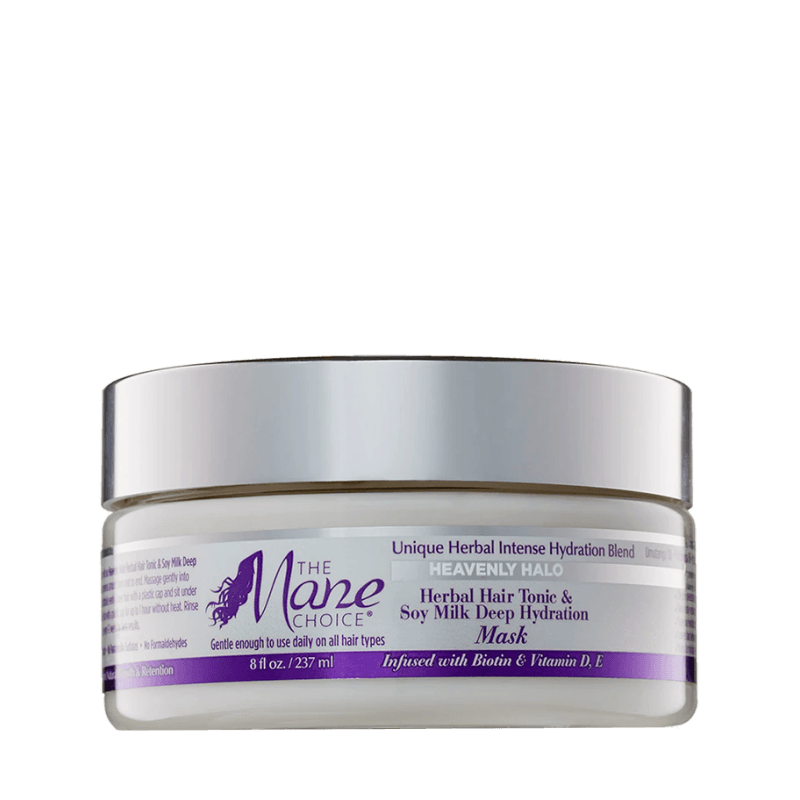 Mane Choice Heavenly Halo Herbal Hair Tonic&amp; Soy Milk Deep Hydrating Hair Mask 237ml-Hair Mask-Beauty and hair supply