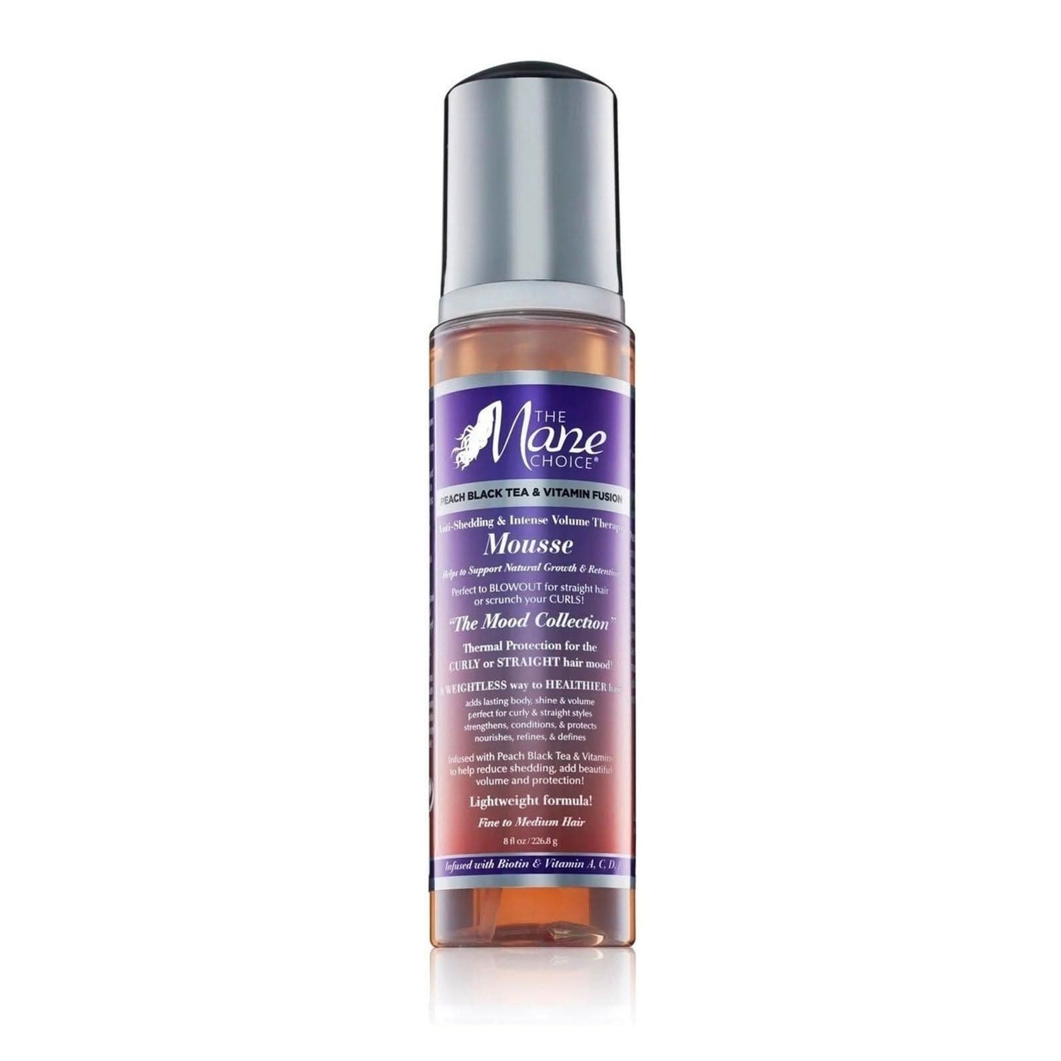 Mane Choice Peach Black Tea &amp; Vitamin Fushion Mousse 237ml-Styling Mousse-Beauty and hair supply