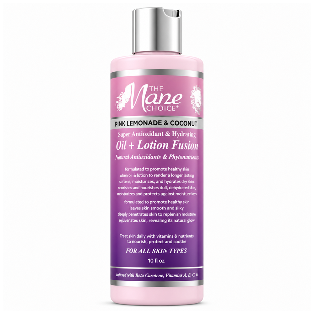 Mane Choice Pink Lemonade Lotion + Oil Fusion 10oz-Body Moisturizer-Beauty and hair supply