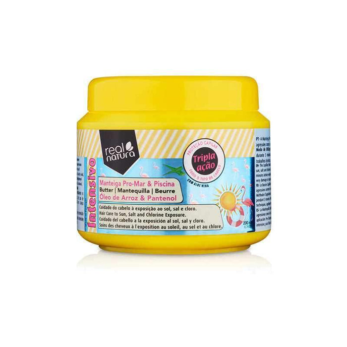 Manteiga Capilar Pro Mar & Piscina Real Natura - Beauty And Hair Supply