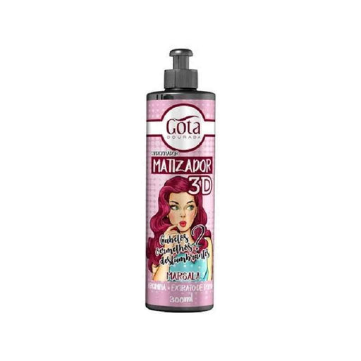 Matizador 3D 120ml Gota Dourada - Beauty and Hair Supply