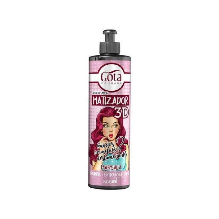 Matizador 3D 120ml Gota Dourada - Beauty and Hair Supply