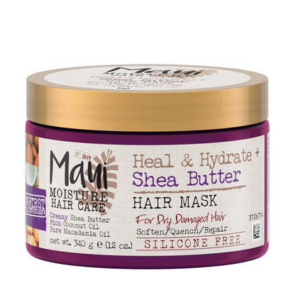 Maui Moisture Heal &amp; Hydrate Shea Butter Mask 12oz-All-Beauty and hair supply