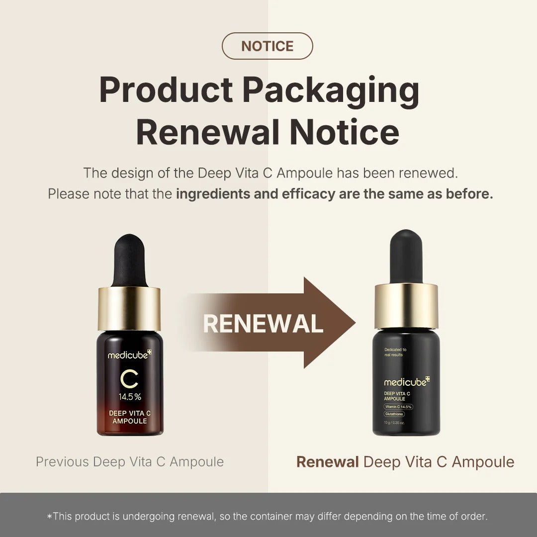 Medicube Deep Vita C Ampoule 20ml-Vitamin C Serum-Beauty and hair supply