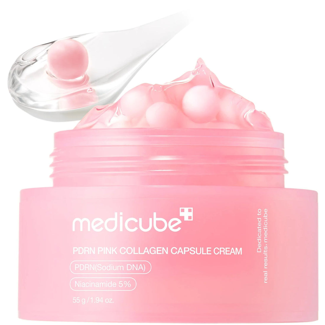 Medicube Medicube Pdrn Pink Collagen Capsule Cream 55g-Collagen Glow Moisturizer-Beauty and hair supply