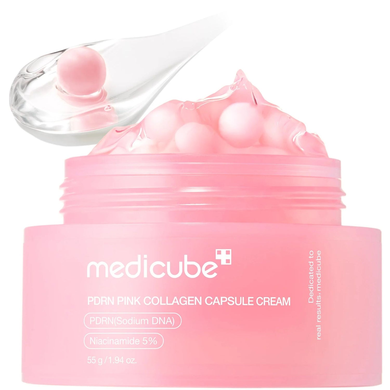 Medicube Medicube Pdrn Pink Collagen Capsule Cream 55g-Collagen Glow Moisturizer-Beauty and hair supply