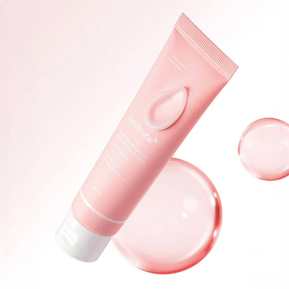 Medicube Pdrn Pink Hyaluronic Moisturizing Cream 50ml-Collagen Glow Moisturizer-Beauty and hair supply