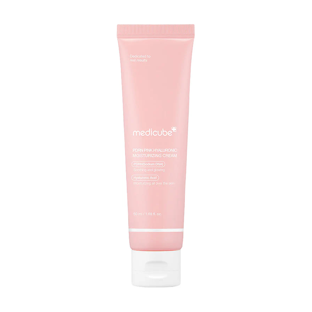 Medicube Pdrn Pink Hyaluronic Moisturizing Cream 50ml-Collagen Glow Moisturizer-Beauty and hair supply