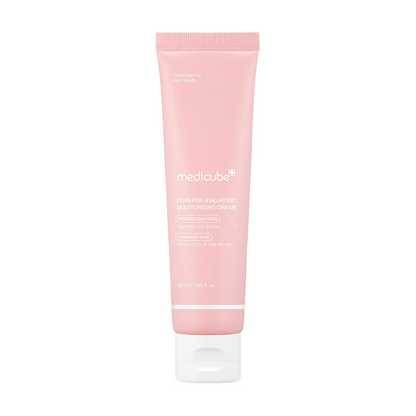Medicube Pdrn Pink Hyaluronic Moisturizing Cream 50ml-Collagen Glow Moisturizer-Beauty and hair supply