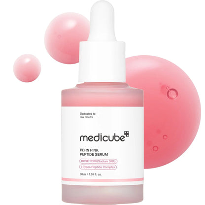 Medicube Pdrn Pink Peptide Serum 30ml-Repairing Serum-Beauty and hair supply