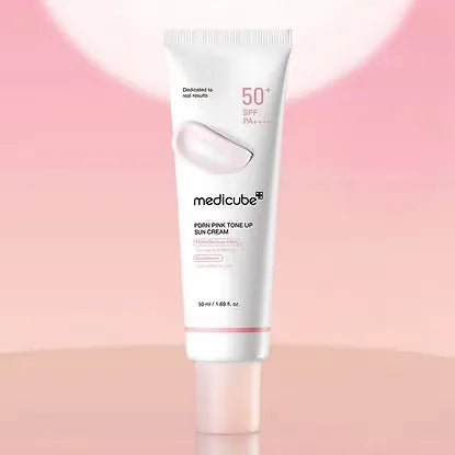 Medicube Pdrn Pink Tone Up Sun Cream 50ml-Sunscreen-Beauty and hair supply