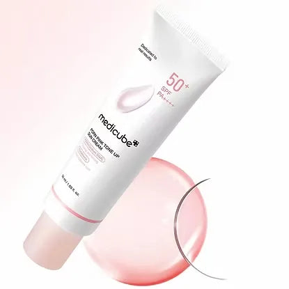 Medicube Pdrn Pink Tone Up Sun Cream 50ml-Sunscreen-Beauty and hair supply
