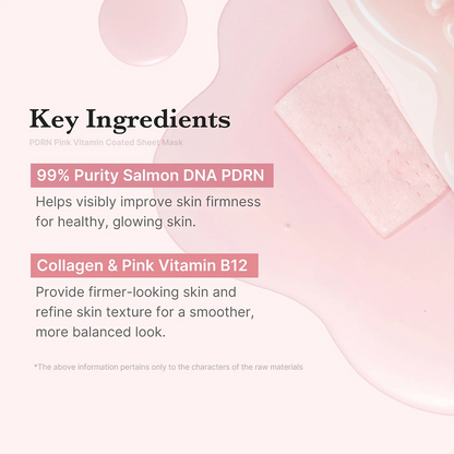 Medicube Pdrn Pink Vita Coating Mask 28g 1-Pack-Sheet Mask-Beauty and hair supply
