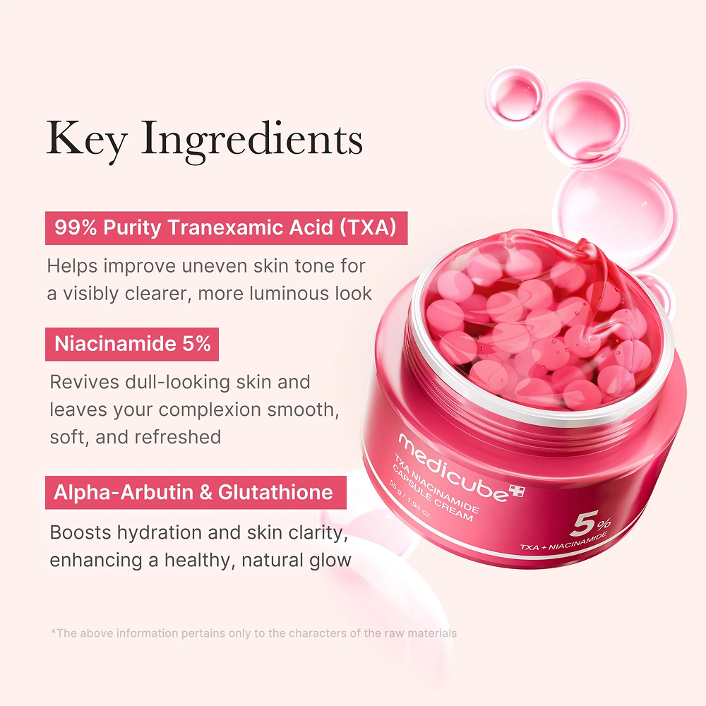 Medicube Txa Niacinamide Capsule Cream 55g-Dark Spot Correction Cream-Beauty and hair supply