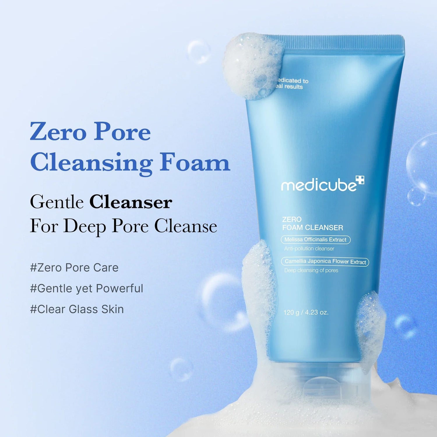 Medicube Zero Foam Cleanser 120g-Gel Cleanser-Beauty and hair supply