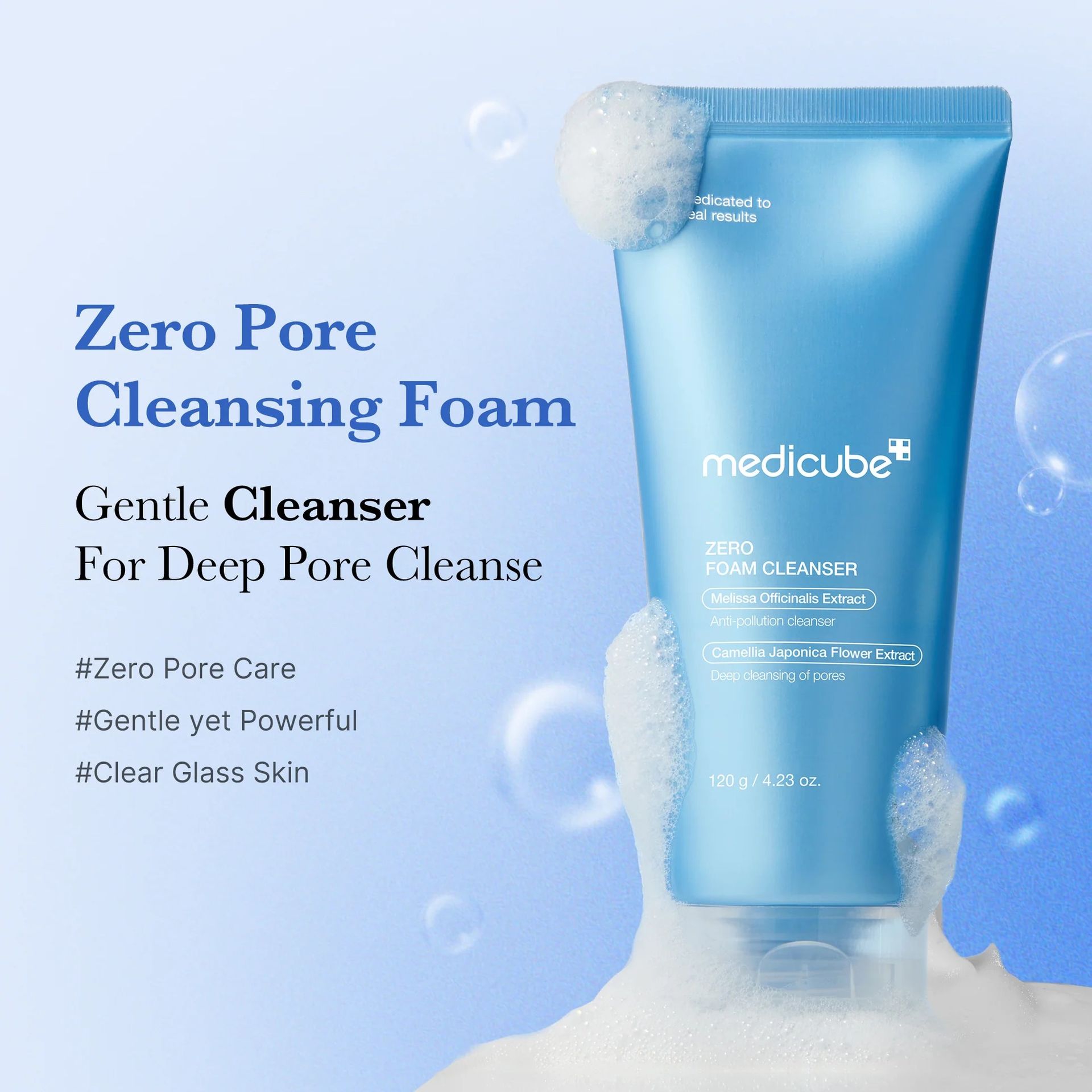 Medicube Zero Foam Cleanser 120g-Gel Cleanser-Beauty and hair supply