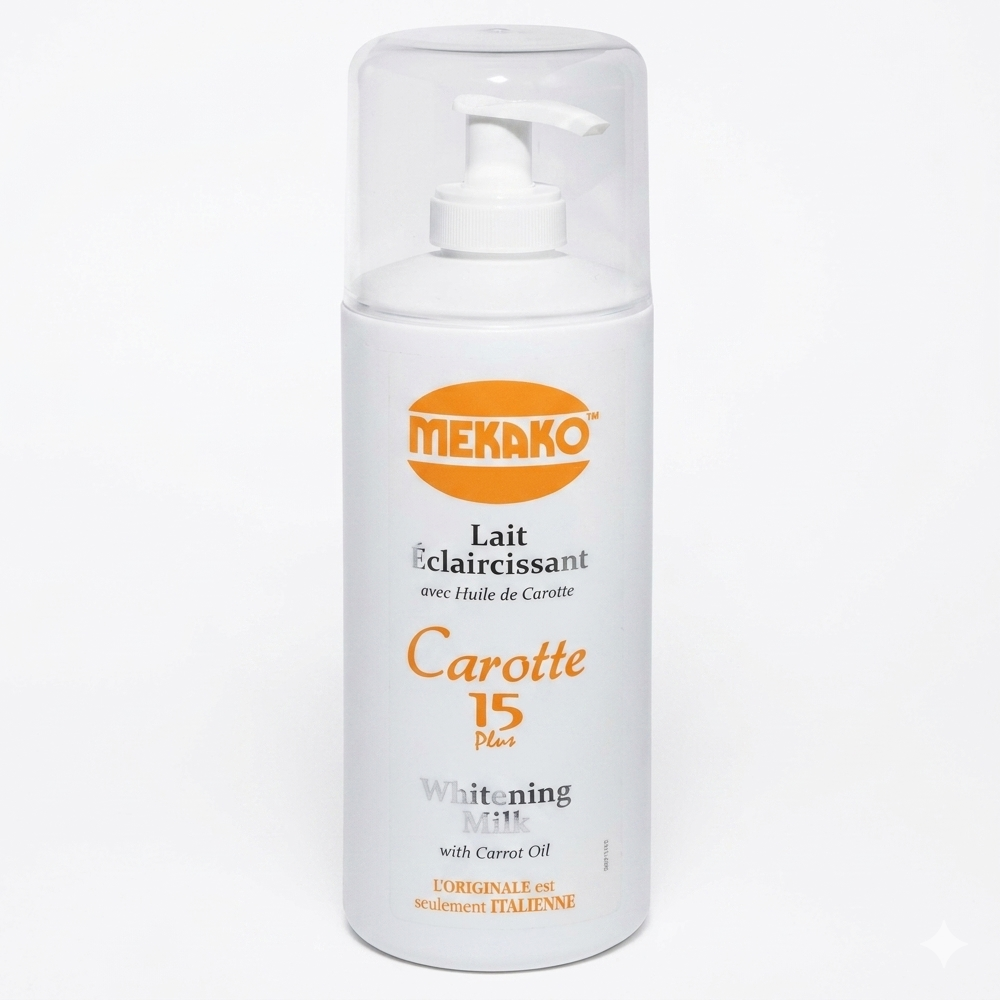 Mekako Carotte Whitening Milk 400ml-All-Beauty and hair supply
