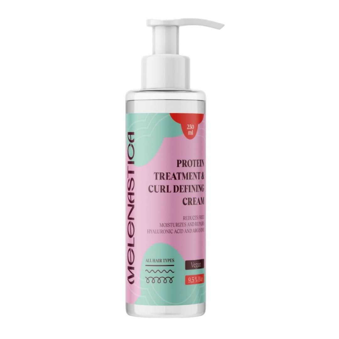 Melenastica Protein Treatment &amp; Curl Defining Cream 250ml-Styling Cream-Beauty and hair supply