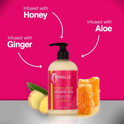 Mielle Honey &amp; Ginger Styling Gel 384ml