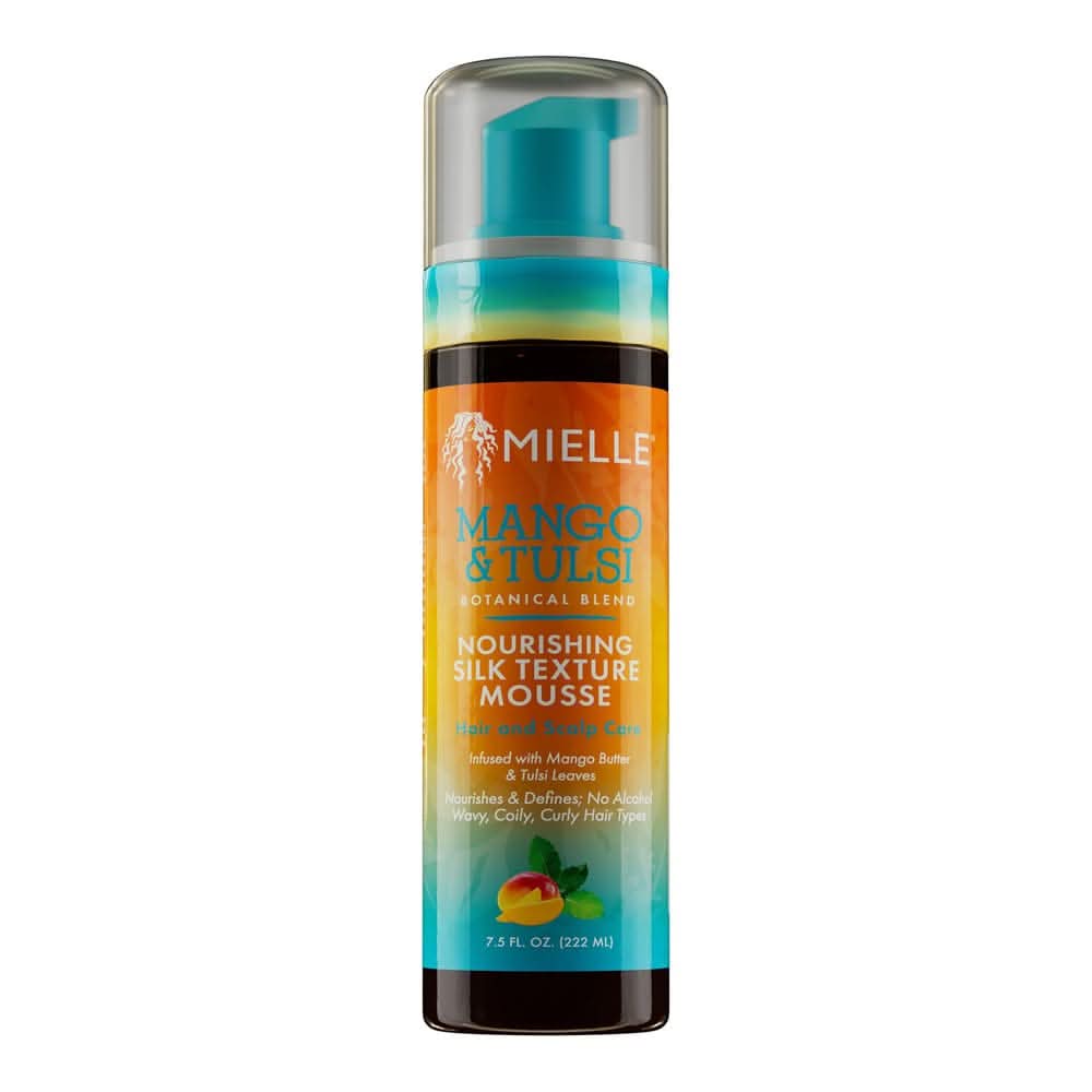 Mielle Mango &amp; Tulsi Nourishing Silk Texture Mousse 222ml-Styling Mousse-Beauty and hair supply
