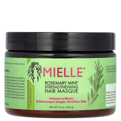 Mielle Rosemary Mint Strengthening Hair Mask 340g-Hair Mask-Beauty and hair supply