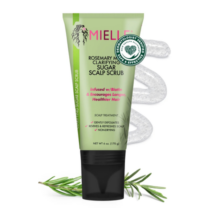 Mielle Rosemary Mint Strengthening Sugar Scalp Scrub 6oz-Pre-Shampoo-Beauty and hair supply