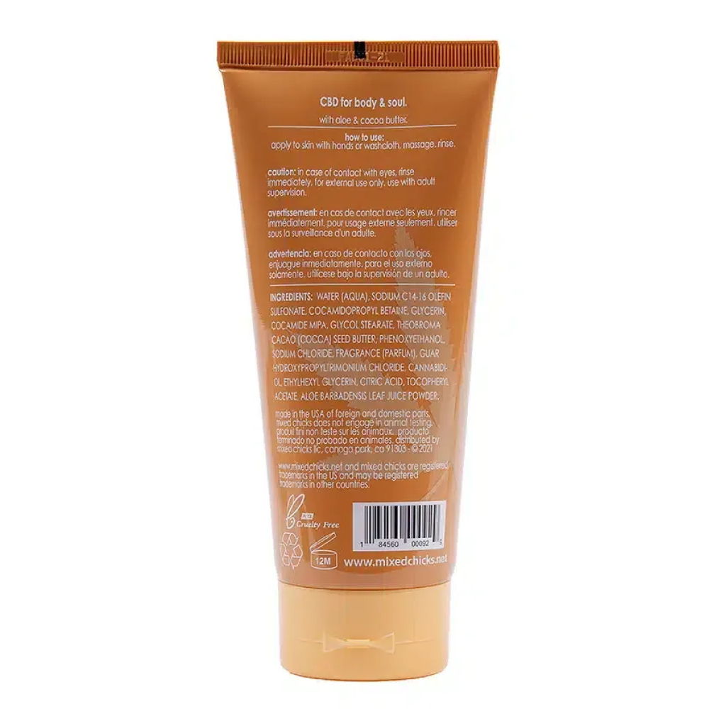 Mixed Chicks CBD Body Wash 6oz-All-Beauty and hair supply