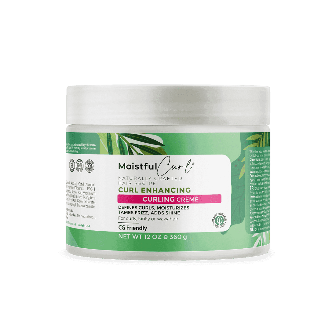 Moistful Curl Curl Enhancing Curling Cream 473ml-Styling Cream-Beauty and hair supply