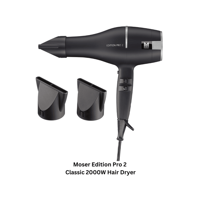 Moser Edition Pro 2 Classic 2000W Hair Dryer - Beauty and Hair Supply