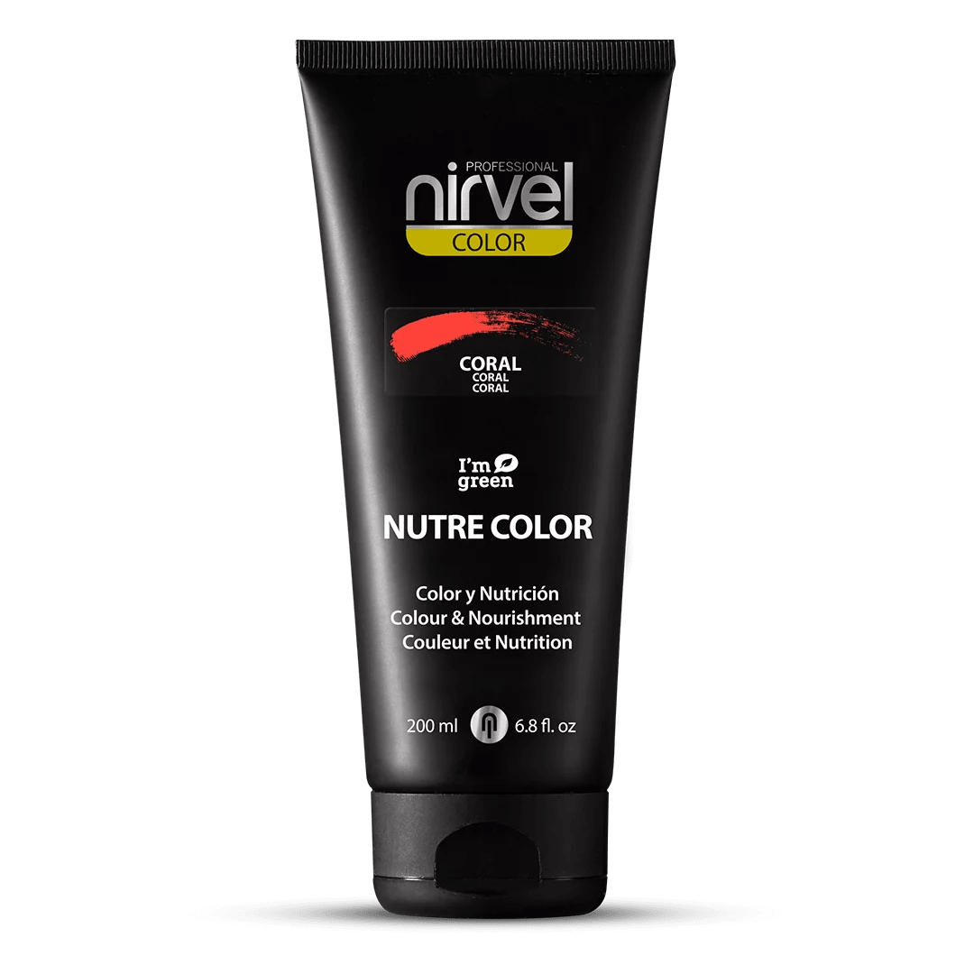 Nirvel Color Nutre Color Coral 200ml-Temporary Hair Color-Beauty and hair supply