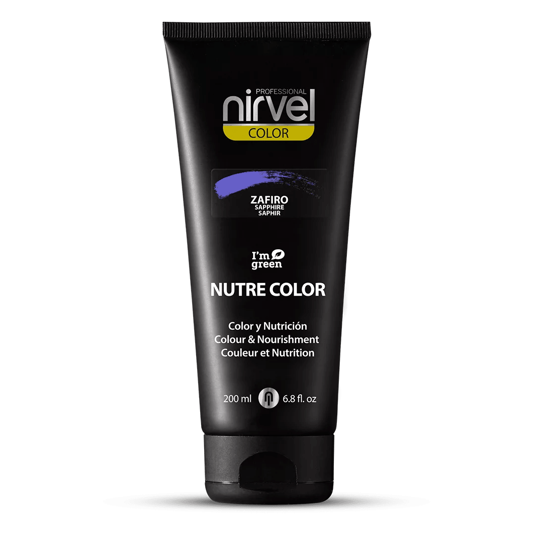 Nirvel Color Nutre Color Sapphire 200ml-Temporary Hair Color-Beauty and hair supply