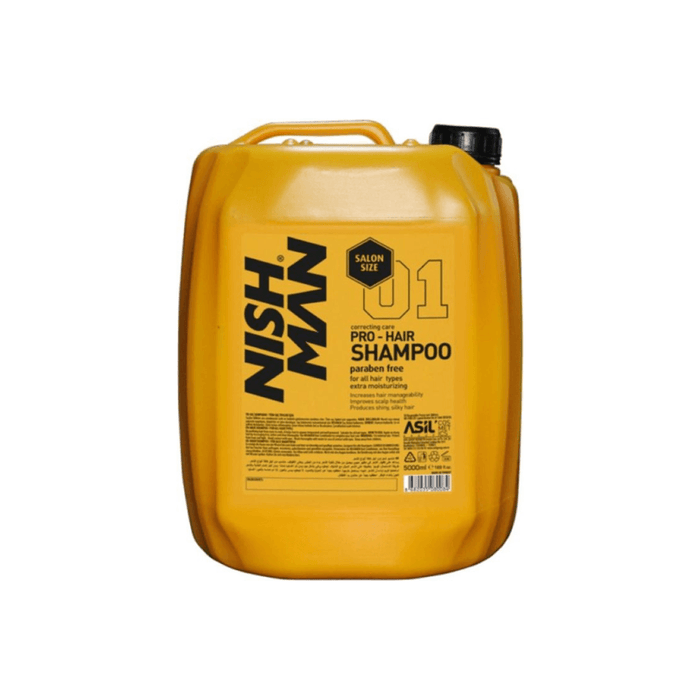 Nishman Salon Size Pro-Hair Shampoo 5000ml - Beauty and Hair Supply