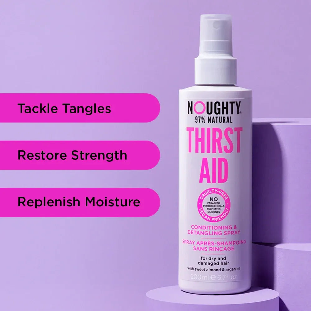 Noughty Conditioning &amp; Detangling Spray Thirst Aid 200ml-All-Beauty and hair supply