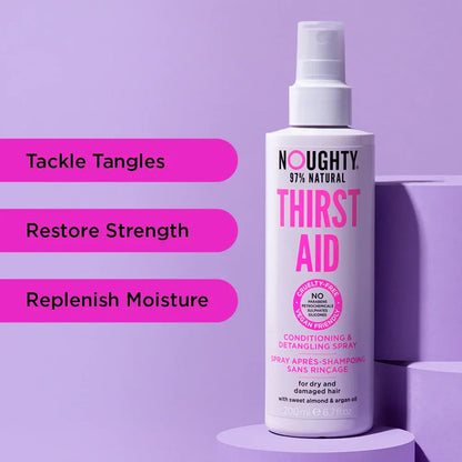 Noughty Conditioning &amp; Detangling Spray Thirst Aid 200ml-All-Beauty and hair supply