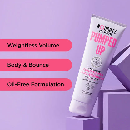 Noughty Pumped Up Volumising Conditioner 250ml-All-Beauty and hair supply
