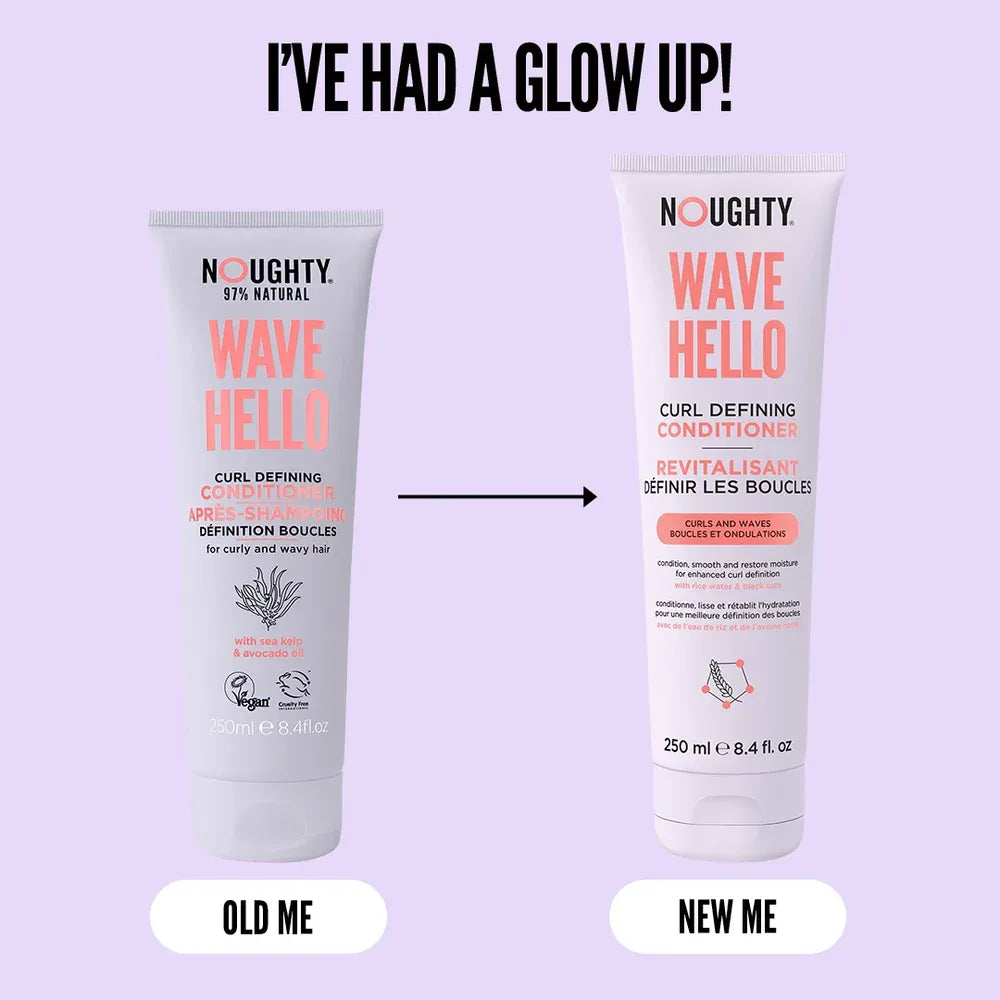 Noughty Wave Hello Conditioner 250ml-All-Beauty and hair supply