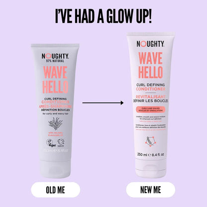 Noughty Wave Hello Conditioner 250ml-All-Beauty and hair supply