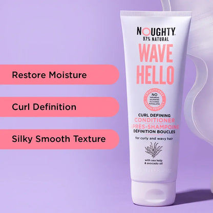 Noughty Wave Hello Conditioner 250ml-All-Beauty and hair supply