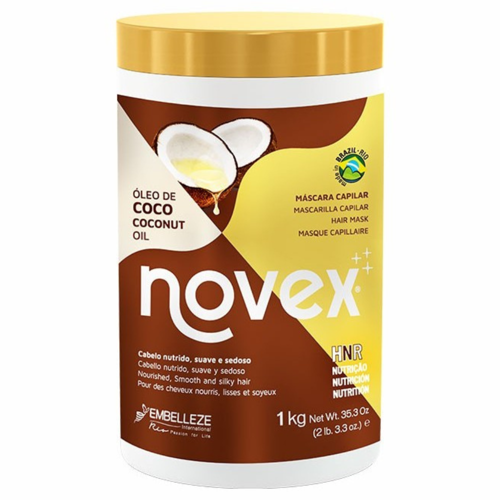 Novex Coconut Oil Conditioning Cream 1kg-Leave-in Conditioner-Beauty and hair supply