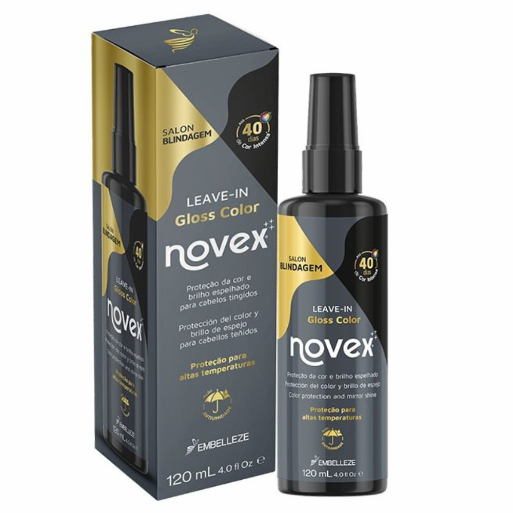Novex Salon Shielding Leave-In Gloss Color 120ml-Leave-in-Beauty and hair supply