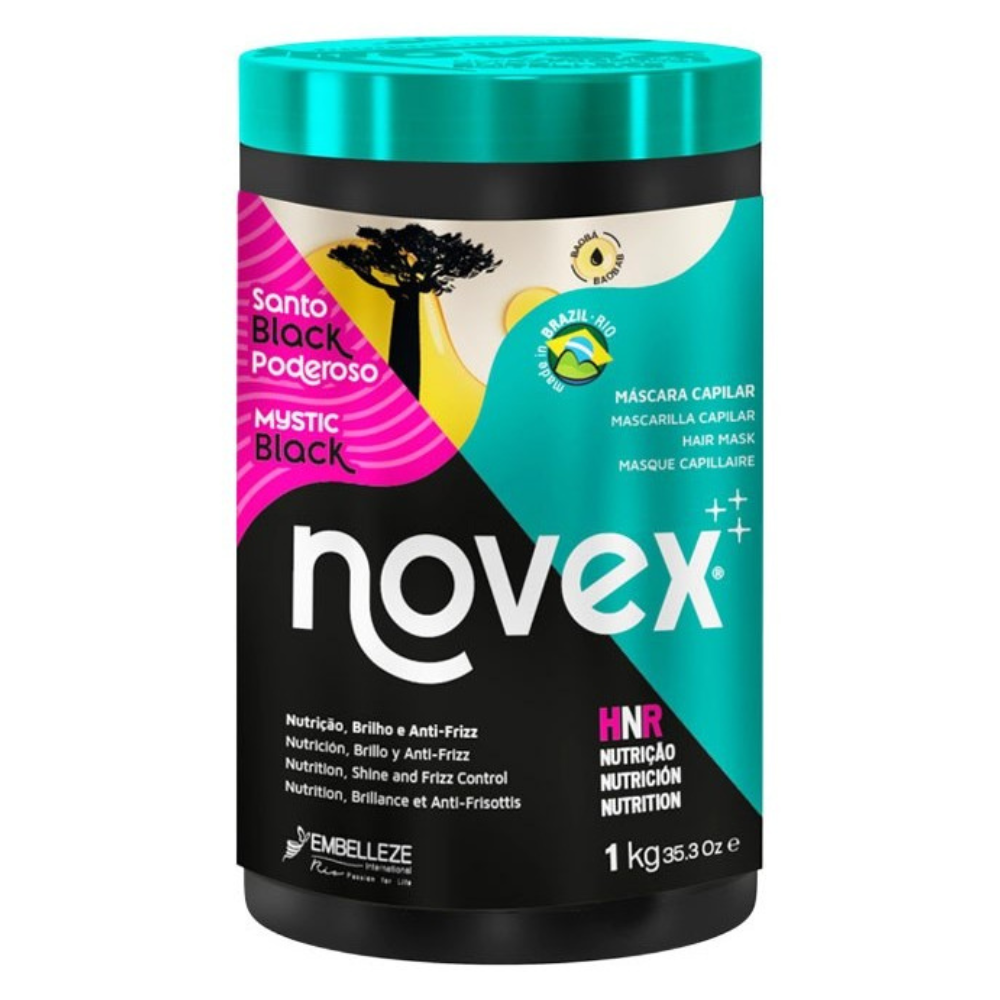 Novex Santo Black Powerful Mask 1kg-Hair Mask-Beauty and hair supply