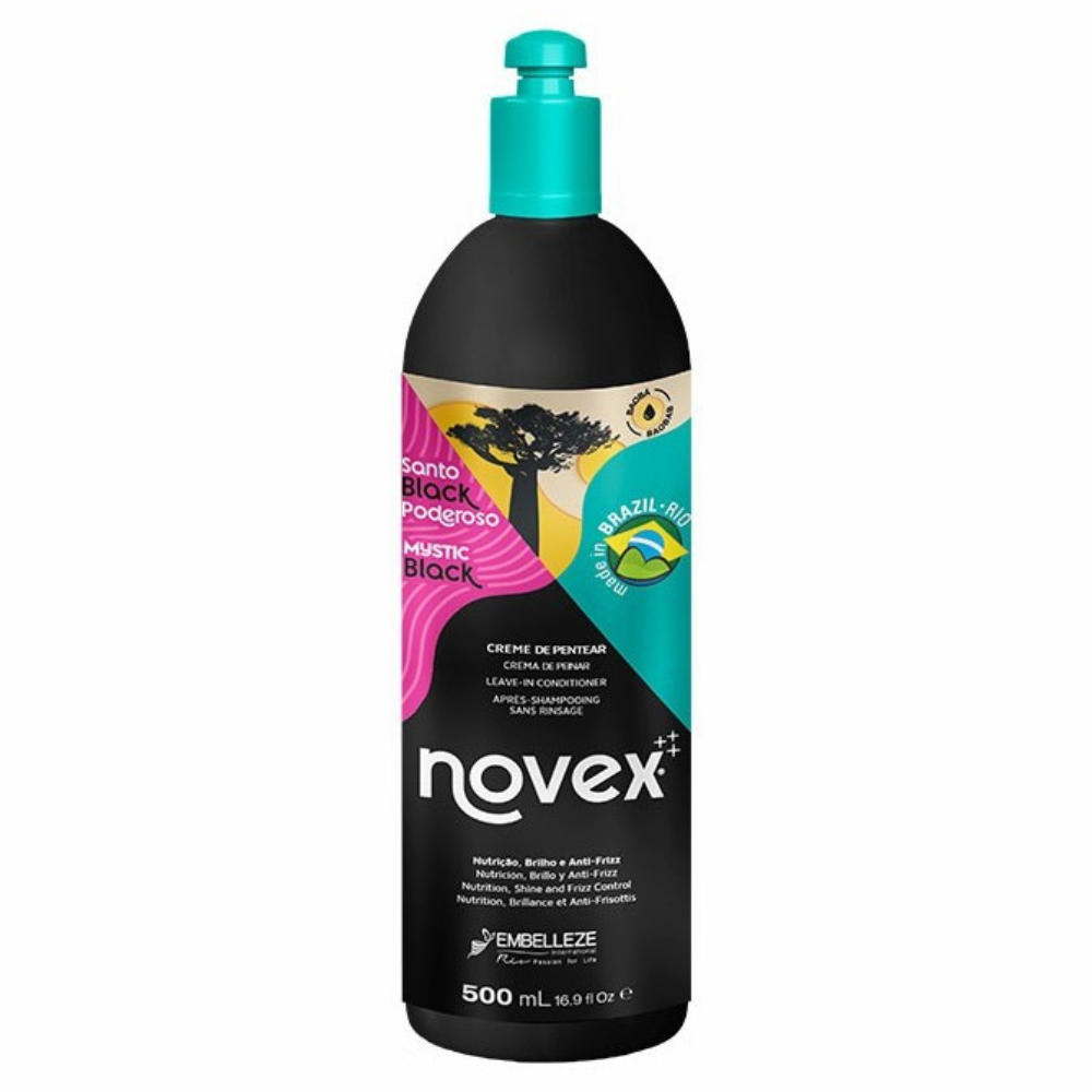 Novex Santo Black Powerful Styling Cream 500ml-Leave-in Cream-Beauty and hair supply