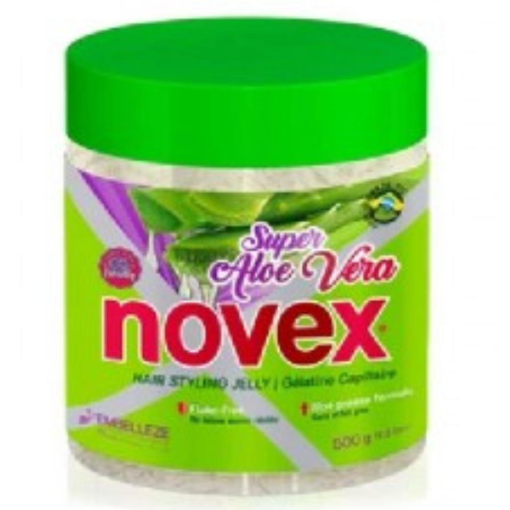 Novex Super Aloe Vera Fixing Jelly 500g-Gel-Beauty and hair supply