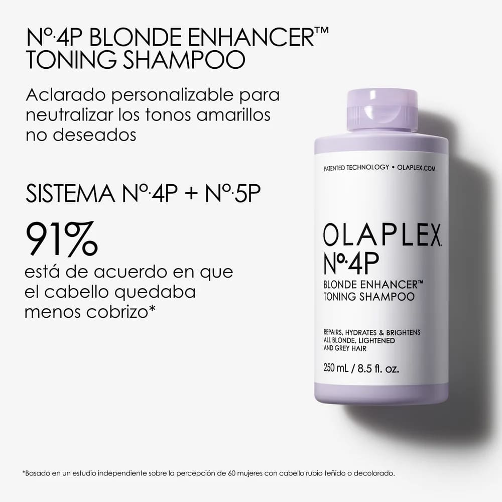 Olaplex Nº4P Blonde Enhancer Toning Shampoo-Treatment-Beauty and hair supply
