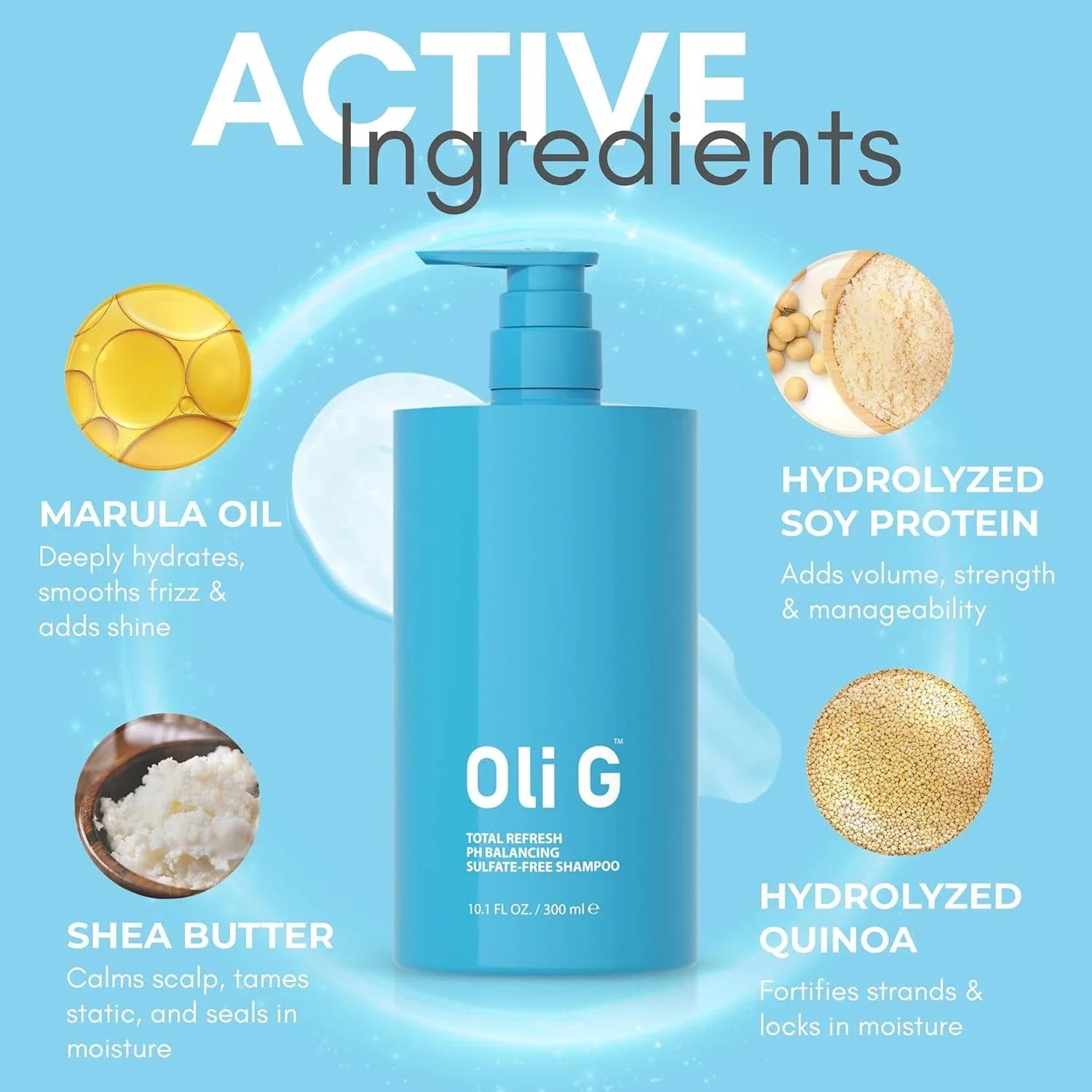 Oli G Total Refresh Ph Balancing Shampoo-Gentle Shampoo-Beauty and hair supply