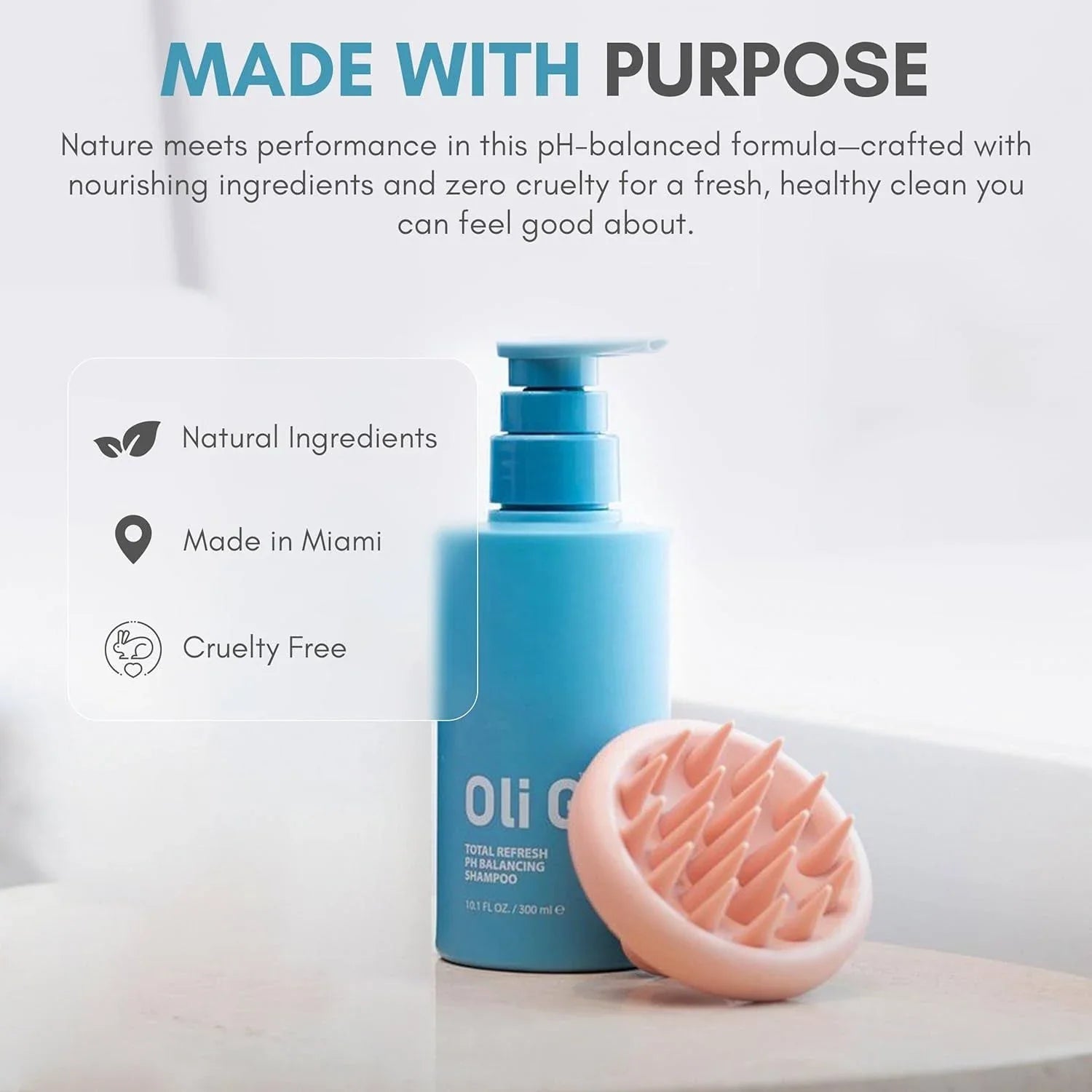 Oli G Total Refresh Ph Balancing Shampoo-Gentle Shampoo-Beauty and hair supply