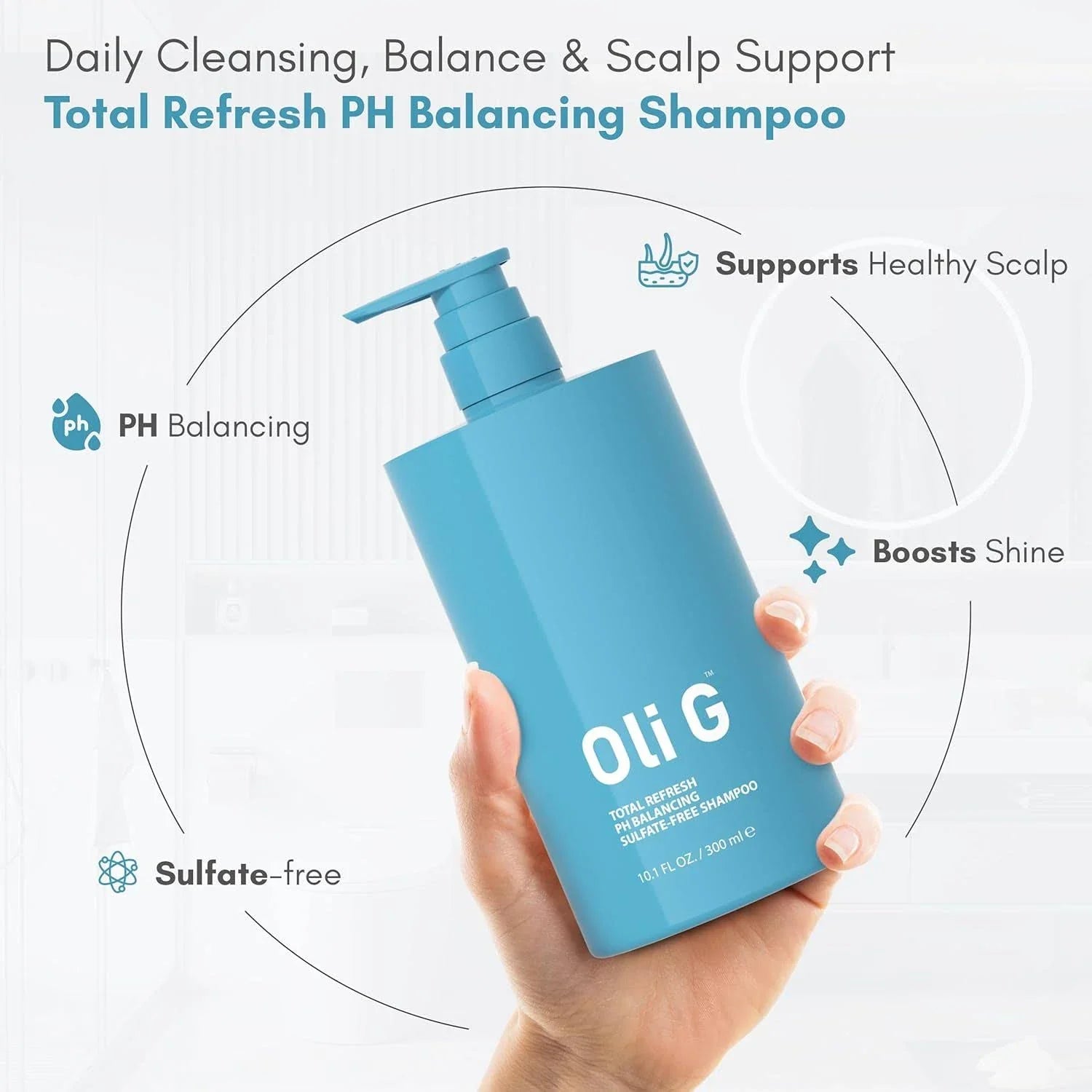 Oli G Total Refresh Ph Balancing Shampoo-Gentle Shampoo-Beauty and hair supply