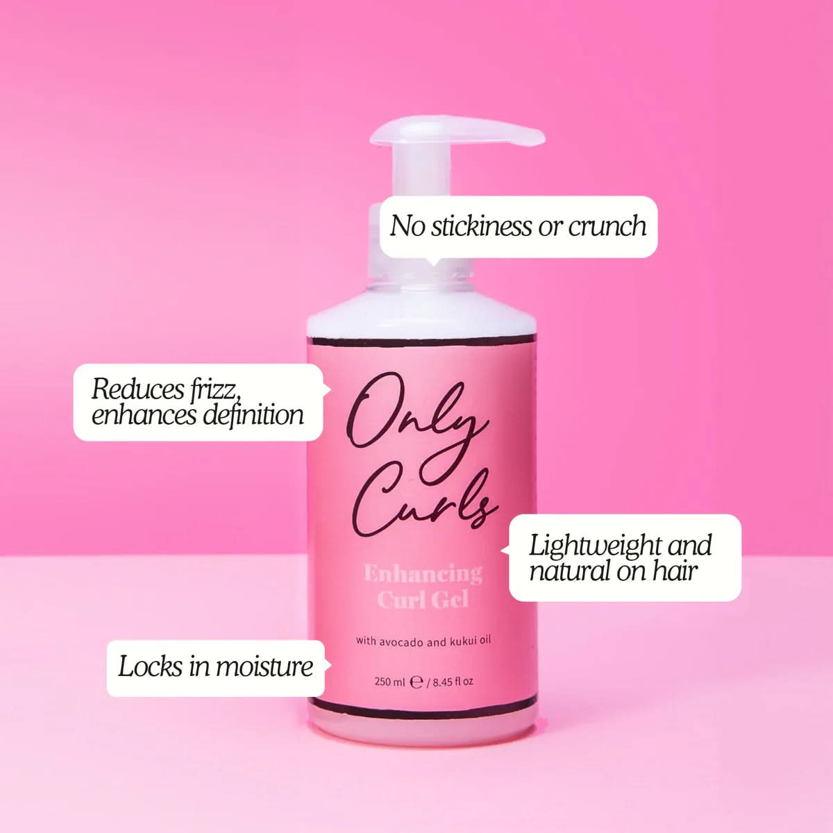 Only Curls Enhancing Curl Gel-Curl Defining Gel-Beauty and hair supply