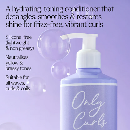 Only Curls Purple Curl Conditioner 300ml-Moisturizing Conditioner-Beauty and hair supply